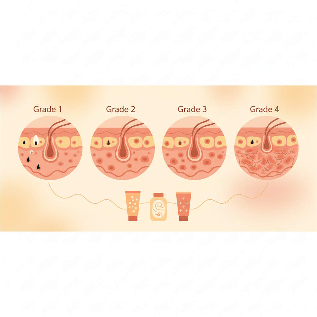 青春痘的症状分四级,一文读懂对付青春痘有什么药膏更管用