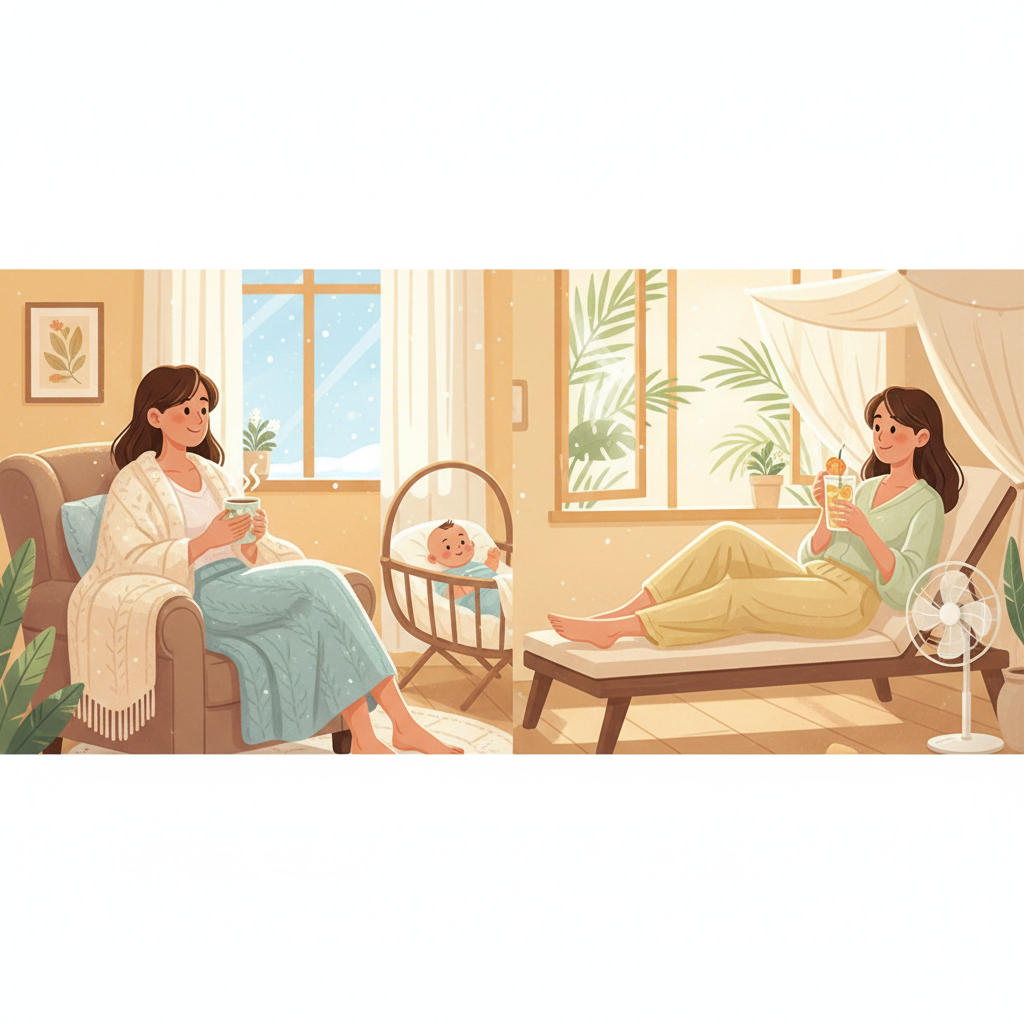 夏天坐月子好还是冬天坐月子好？避开这些误区，夏天其实更享福