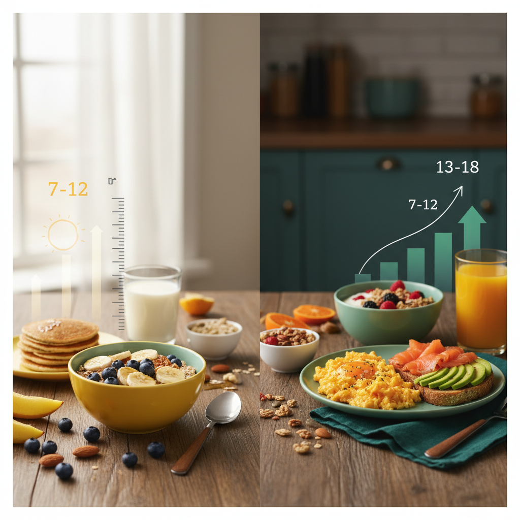 8道食谱助7一12岁营养早餐长个,13岁至18岁营养早餐长个